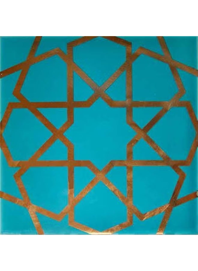 بلاط أرمايدا 20x20 سم SP 89 تركواز معدني بلاط كوتاهيا - Image 1